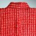 JUBAN VINTAGE ROUGE EN CRÊPE DE SOIE 007-102 (M)