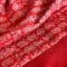 JUBAN VINTAGE ROUGE EN CRÊPE DE SOIE 007-102 (M)