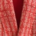 JUBAN VINTAGE ROUGE EN CRÊPE DE SOIE 007-102 (M)