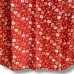 KIMONO FEMME SOIE ROUGE IMPRIMÉ BLANC 007-117 (M)