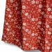 KIMONO FEMME SOIE ROUGE IMPRIMÉ BLANC 007-117 (M)