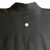 KIMONO FORMEL NOIR ET BLANC EN SOIE D'ÉTÉ 007-122 (M)
