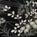 KIMONO FORMEL NOIR ET BLANC EN SOIE D'ÉTÉ 007-122 (M)