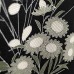 KIMONO FORMEL NOIR ET BLANC EN SOIE D'ÉTÉ 007-122 (M)