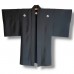 HAORI EN SOIE NOIRE AJOURÉE À KAMON 007-123 (L) 