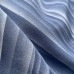 JUBAN RAYÉ BLEU NON DOUBLÉ EN SOIE MIXTE (007-136 (L)