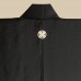 HAORI FORMEL NOIR EN SOIE FINE D'ÉTÉ 007-139 (L)