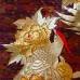 KIMONO DE MARIAGE UCHIKAKE ACAJOU & OR 007-141