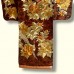 KIMONO DE MARIAGE UCHIKAKE ACAJOU & OR 007-141
