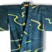 KIMONO ÉTÉ NON DOUBLÉ BLEU EN SOIE AJOURÉE +OBI 007-15 (LL)