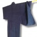 KIMONO HOMME ÉTÉ BLEU NUIT EN SOIE 007-158 (S)
