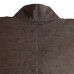 HAORI ORIGINAL EN SOIE SAUVAGE MARRON FONCÉ 007-162