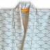 KIMONO FEMME D'ÉTÉ EN SOIE BLEU-GRIS CLAIR 007-165 (M) KIMONO FEMME D'ÉTÉ EN SOIE BLEU-GRIS CLAIR 007-165 (M)
