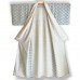 KIMONO FEMME D'ÉTÉ EN SOIE BLEU-GRIS CLAIR 007-165 (M) KIMONO FEMME D'ÉTÉ EN SOIE BLEU-GRIS CLAIR 007-165 (M)