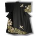 KIMONO FANTAISIE ÉTÉ NOIR ET JAUNE EN POLYESTER 007-167 (M) KIMONO FANTAISIE ÉTÉ NOIR ET JAUNE EN POLYESTER 007-167 (M)