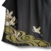 KIMONO FANTAISIE ÉTÉ NOIR ET JAUNE EN POLYESTER 007-167 (M) KIMONO FANTAISIE ÉTÉ NOIR ET JAUNE EN POLYESTER 007-167 (M)