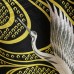 KIMONO FANTAISIE ÉTÉ NOIR ET JAUNE EN POLYESTER 007-167 (M) KIMONO FANTAISIE ÉTÉ NOIR ET JAUNE EN POLYESTER 007-167 (M)