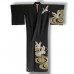 KIMONO FANTAISIE ÉTÉ NOIR ET JAUNE EN POLYESTER 007-167 (M) KIMONO FANTAISIE ÉTÉ NOIR ET JAUNE EN POLYESTER 007-167 (M)