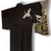 KIMONO FANTAISIE ÉTÉ NOIR ET JAUNE EN POLYESTER 007-167 (M) KIMONO FANTAISIE ÉTÉ NOIR ET JAUNE EN POLYESTER 007-167 (M)