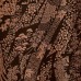 KIMONO DE VILLE ROUILLE & NOIR EN CRÊPE DE SOIE 007-17 (M) 