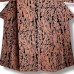 KIMONO DE VILLE ROUILLE & NOIR EN CRÊPE DE SOIE 007-17 (M) 