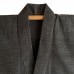 KIMONO MARRON ÉTÉ NON DOUBLÉ EN SOIE 007-171 KIMONO MARRON ÉTÉ NON DOUBLÉ EN SOIE 007-171
