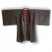 HAORI HOMME DEMI-SAISON EN SOIE MARRON 007-172 (LL)