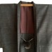 HAORI HOMME DEMI-SAISON EN SOIE MARRON 007-172 (LL)