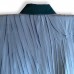 JUBAN DOUBLÉ EN SOIE RAYÉE BLEU-GRIS 007-178 (M)