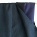 KIMONO CLASSIQUE BLEU-NUIT EN SOIE DOUBLÉ 007-179 (M)