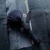 HAORI JAPONAIS HOMME EN SOIE BLEU NUIT 007-186 (L)