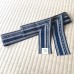 CEINTURE DATEJIME BLEUE EN SOIE 007-19
