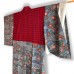 JUBAN FEMME VINTAGE, TISSUS CONTRASTÉS 007-192