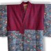 JUBAN FEMME VINTAGE, TISSUS CONTRASTÉS 007-192