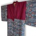 JUBAN FEMME VINTAGE, TISSUS CONTRASTÉS 007-192