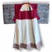 JUBAN FEMME VINTAGE, TISSUS CONTRASTÉS 007-192