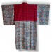 JUBAN FEMME VINTAGE, TISSUS CONTRASTÉS 007-192