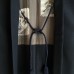 HAORI HOMME BLEU-NOIR ,ÉPAIS POLY MÉLANGÉ 007-194