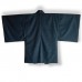 HAORI BLEU NUIT EN LAINE MÉLANGÉE 007-216