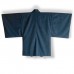HAORI BLEU NUIT EN LAINE MÉLANGÉE 007-216