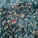 KIMONO FEMME VERT SOIE MOTIF VÉGÉTAL007-217