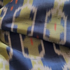 KIMONO FEMME BLEU EN SOIE MEISEN 007-218