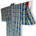 KIMONO FEMME BLEU EN SOIE MEISEN 007-218