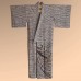 KIMONO FEMME SOIE IVOIRE ET MARRON 007-219