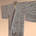 KIMONO FEMME SOIE IVOIRE ET MARRON 007-219
