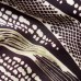 KIMONO FEMME SOIE IVOIRE ET MARRON 007-219
