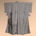 KIMONO FEMME SOIE IVOIRE ET MARRON 007-219
