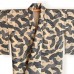 KIMONO FEMME BEIGE & NOIR EN SOIE 007-221