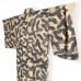 KIMONO FEMME BEIGE & NOIR EN SOIE 007-221