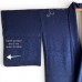 KIMONO EN SOIE BLEU ET MOTIFS SHIBORI BLANCS 007-4 (M)